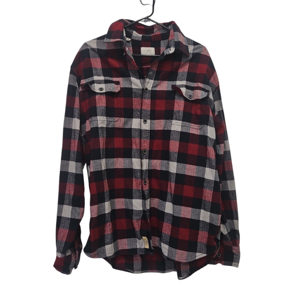 Jachs Cotton Long Sleeve Flannel Size XL